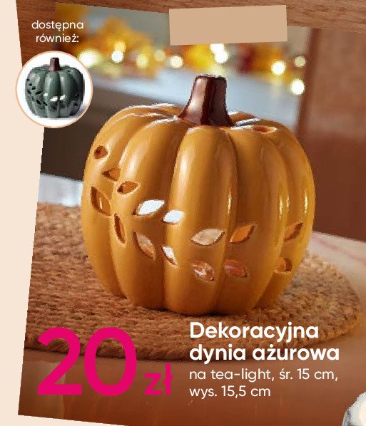 Dynia ażurowa 15 cm promocja w Pepco