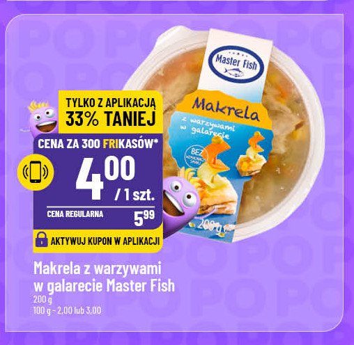 Makrela z warzywami w galarecie promocja