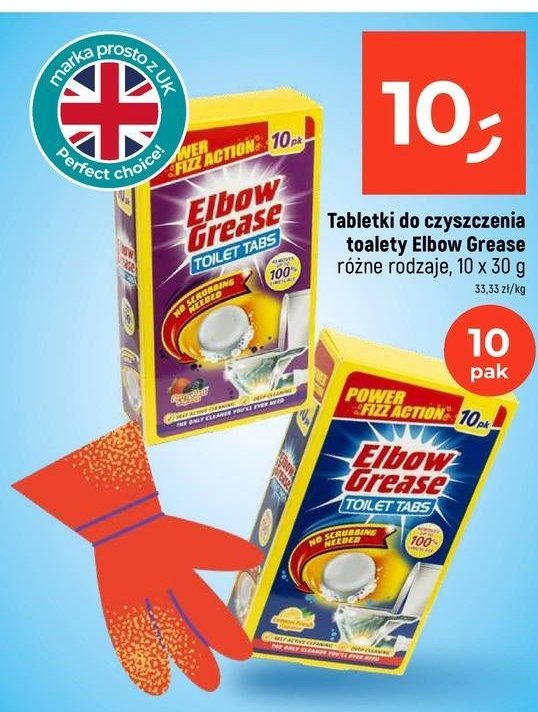 Tabletki do czyszczenia toalety lemon ELBOW GREASE promocja w Dealz