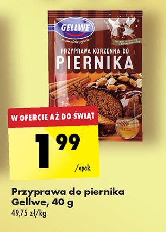 Przyprawa do piernika Gellwe promocja w Biedronka