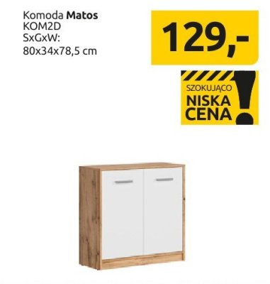 Komoda Matos KOM2D promocja w Black Red White