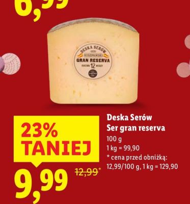 Ser gran reserva promocja w Lidl