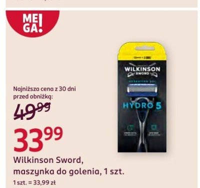 Maszynka do golenia Hydro 5 promocja w Rossmann