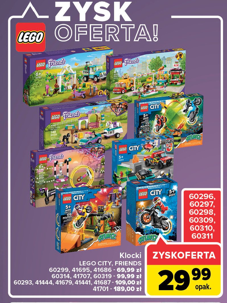 Klocki 60310 Lego city promocja