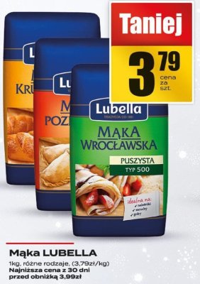 Mąka LUBELLA promocja w Supeco