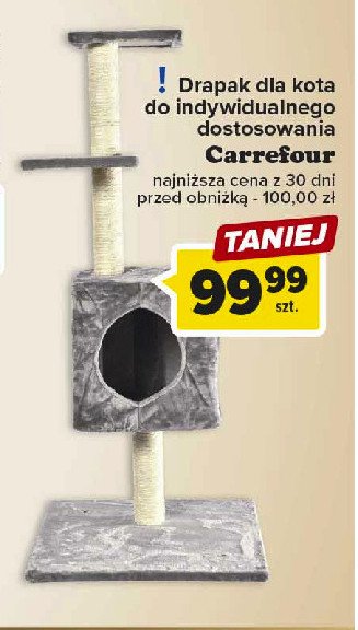 Drapak dla kota Carrefour promocja