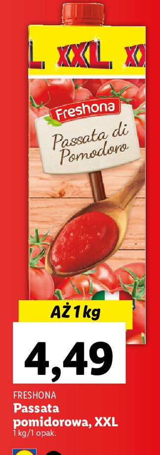 Passata pomidorowa Freshona promocja