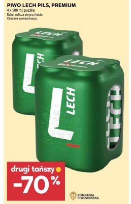 Piwo Lech promocja w Stokrotka