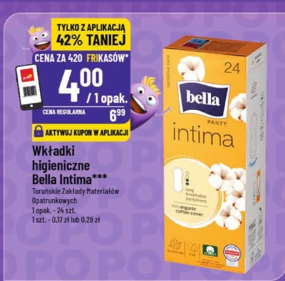 Wkładki higieniczne Intima Bella promocja w POLOmarket