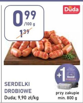 Serdelki drobiowe promocja w Stokrotka