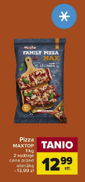 Pizza familijna Maxtop promocja