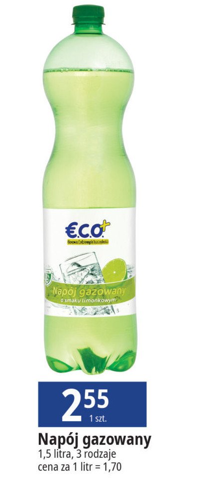 Napój limonka Eco+ promocja