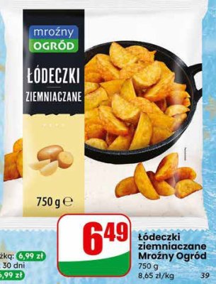 Łódeczki ziemniaczane  promocja w Dino