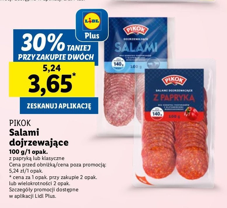 Salami z papryką Pikok promocja