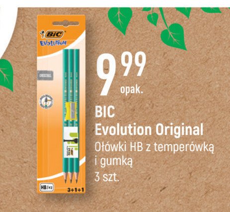 Ołówek z gumką Bic evolution promocja