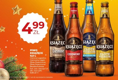 Piwo Książęce Czerwony Lager 0,5 L promocja w Duży Ben
