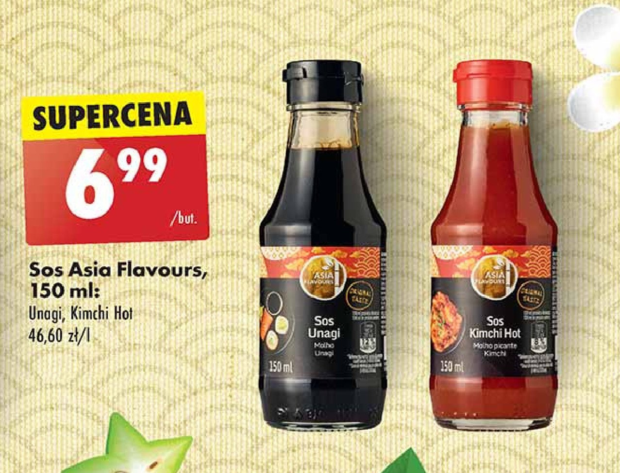 Sos unagi Asia flavours promocja w Biedronka