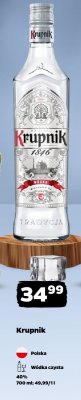 Wódka Krupnik promocja w Netto
