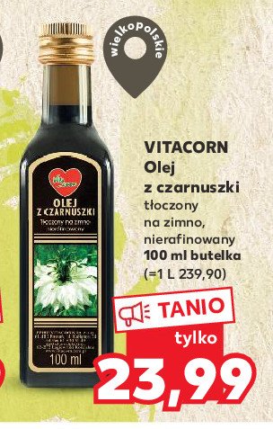 Olej z czarnuszki Vita corn promocja