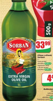Oliwa z oliwek Extra Virgin Sorban promocja w Dino