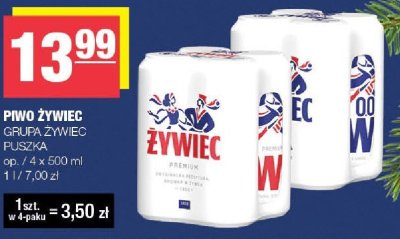 Piwo Żywiec promocja w SPAR