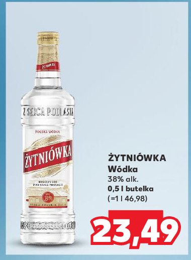 Wódka ŻYTNIÓWKA promocja