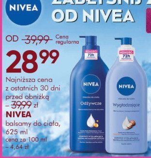 NIVEA balsamy do ciała, 625 ml promocja w Super-Pharm