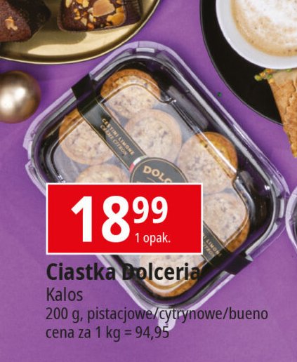 Ciastka pistacjowe Grande dolceria promocja