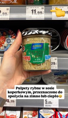 Pulpety rybne w sosie koperkowym Łosoś Ustka promocja w Intermarche