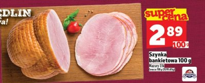 Szynka bankietowa Mazury EKO 100 g promocja w TOPAZ