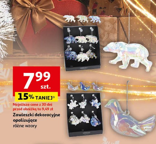 Zawieszki opalizujące promocja