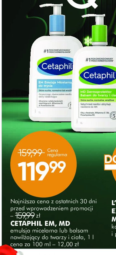 Emulsja micelarna do mycia Cetaphil em promocja