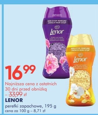 Perełki zapachowe LENOR promocja w Super-Pharm