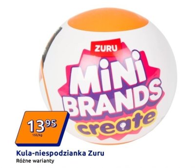 Kula-niespodzianka Zuru, różne warianty promocja w Action