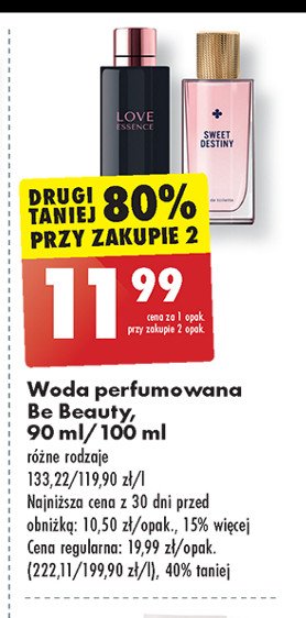 Woda perfumowana Be beauty sweet destiny promocja