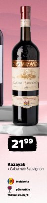 Wino Kazayak Cabernet-Sauvignon półsłodkie 750ml promocja w Netto