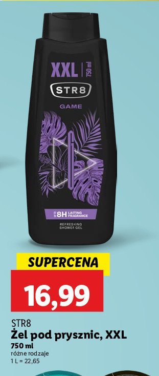 Żel pod prysznic Str8 game promocja w Lidl