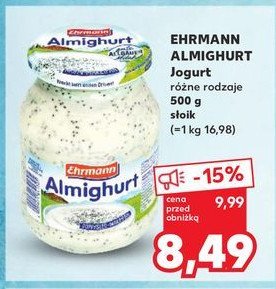 Jogurt stracciatella Ehrmann almighurt promocja