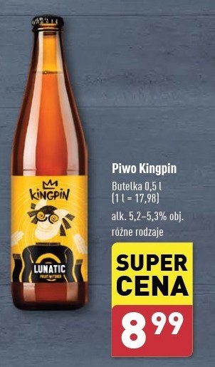 Piwo Kingpin lunatic promocja