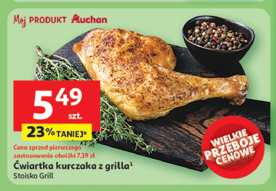 Ćwiartka z kurczaka z grilla promocja