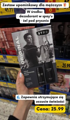 Zestaw upominkowy dla mężczyzn Original  promocja w Kaufland