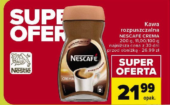 Kawa Nescafe gold crema promocja