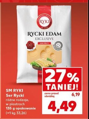 Ser rycki edam exclusive Ryki promocja