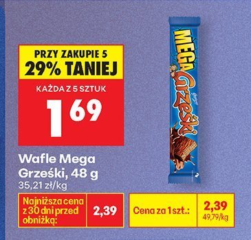 Wafle Mega  promocja w Biedronka