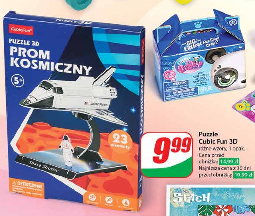 Puzzle prom kosmiczny Cubicfun promocja