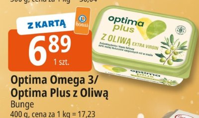 Optima Omega 3/ Optima Plus z Oliwą Bunge promocja w Leclerc