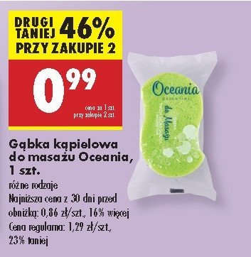 Gąbka do masażu Oceania promocja