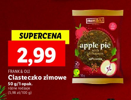Ciasteczko apple pie Frank&oli promocja