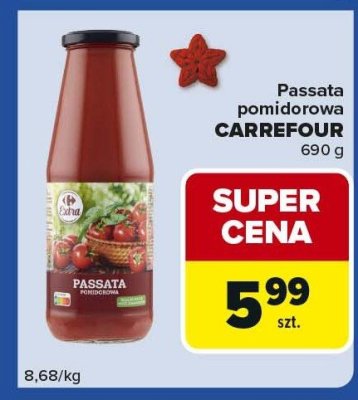 Passata pomidorowa CARREFOUR 690 g promocja w Carrefour Express