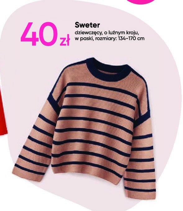 Sweter 134-170 cm promocja